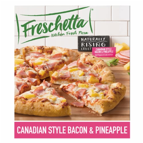 Freschetta Naturally Rising Pizza Canadian Style Bacon & Pineapple Perspective: front