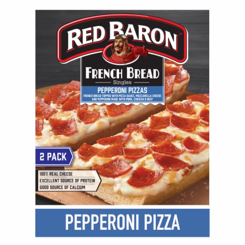 Red Baron Pepperoni French Bread Personal Frozen Pizza