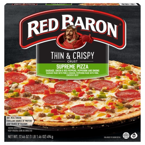 Red Baron Thin Crispy Supreme Pizza 17.46 oz Kroger