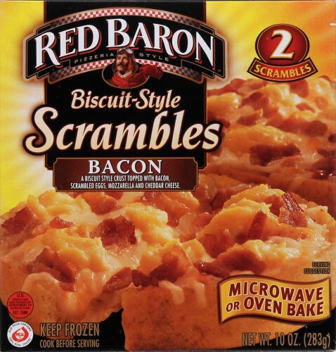 Red Baron Bacon Scramble Perspective: front