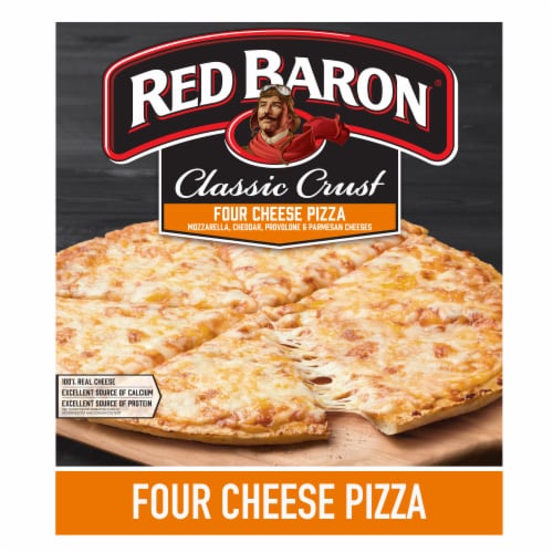 Red Baron Frozen Pizza Classic Crust Four-Cheese