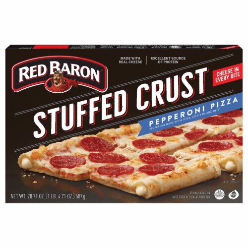 Red Baron® Stuffed Crust Pepperoni Frozen Pizza Perspective: front
