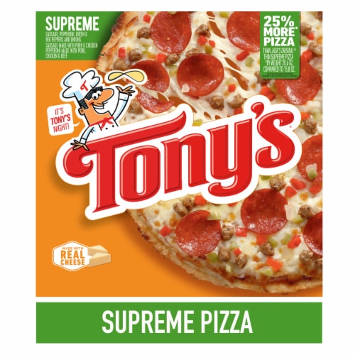 Tony s Supreme Pizzeria Style Crust Frozen Pizza 20.6 oz Food 4