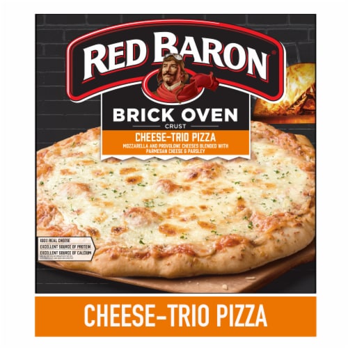 Red Baron® Brick Oven Crust Cheese Trio Frozen Pizza Perspective: front