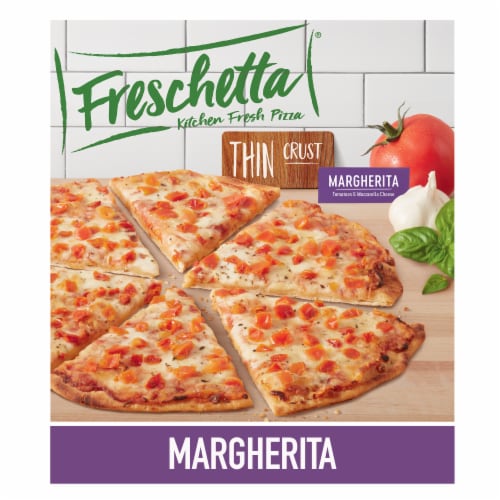 Freschetta® Thin Crust Margherita Frozen Pizza Perspective: front