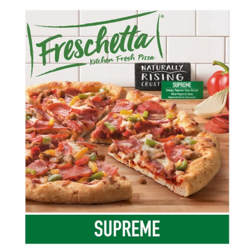 Freschetta Classic Supreme Naturally Rising Crust Frozen Pizza Perspective: front