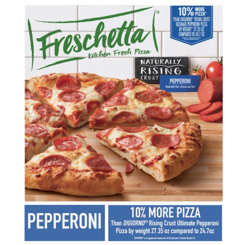 Freschetta Pepperoni Naturally Rising Crust Frozen Pizza