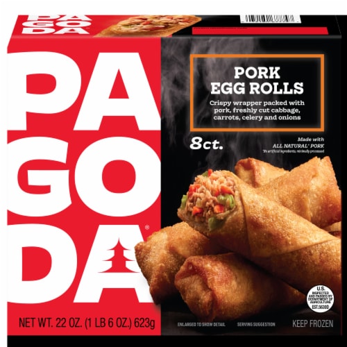 PAGODA® Pork Egg Rolls Perspective: front