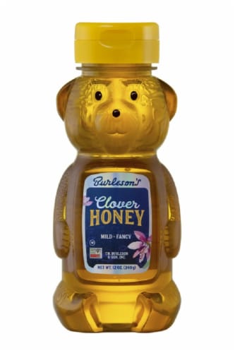 Burleson Clover Honey Bear Perspective: front