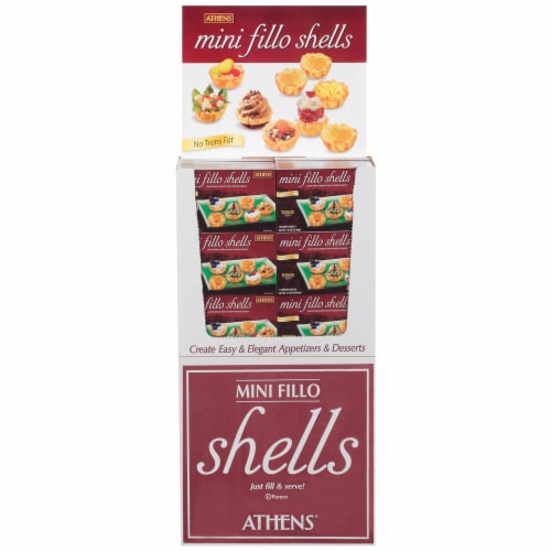 Athens Mini Fillo Shells Perspective: front