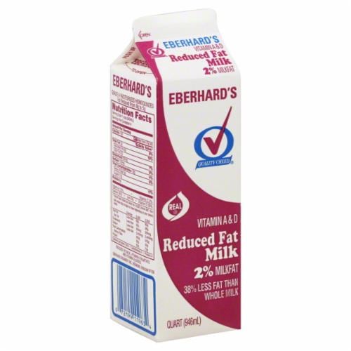 Eberhard's Dairy 2% Milk Perspective: front