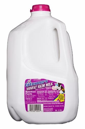 Eberhard's Dairy Skim Milk Perspective: front