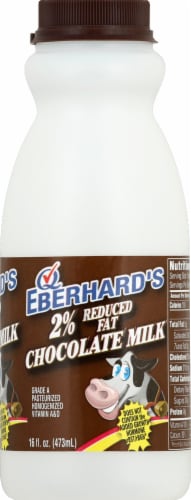 Eberhard's 2% Grab & Go Chocolate Milk Perspective: front