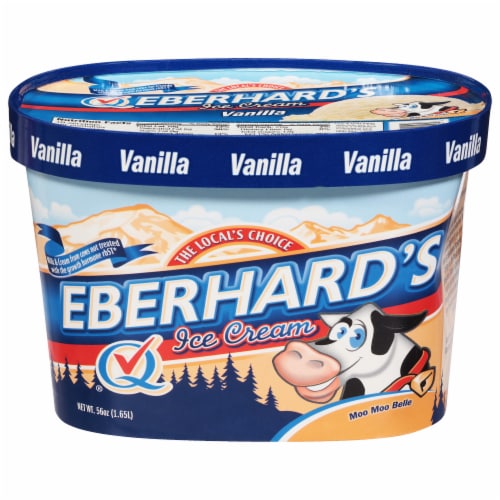 Eberhard's Vanilla Ice Cream Tub Perspective: front