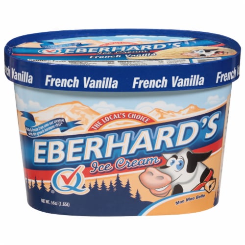 Eberhard's French Vanilla Ice Cream Tub Perspective: front