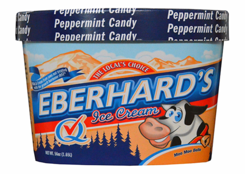Eberhard's Ice Cream Peppermint Candy Perspective: front