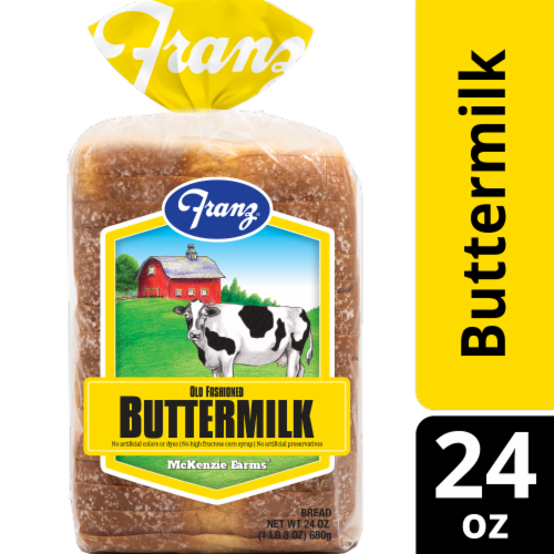 Franz® Mckenzie Farms Old Fashioned Buttermilk Bread Perspective: front