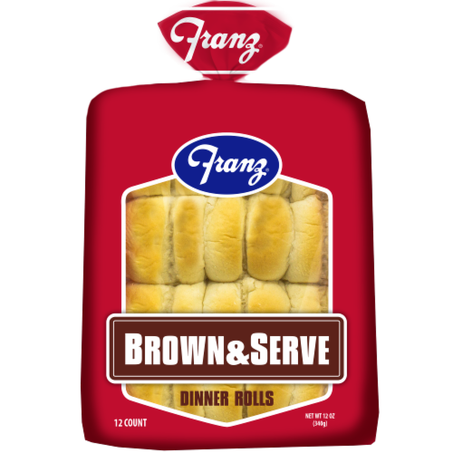 Franz® Brown 'N Serve Enriched Dinner Rolls Perspective: front