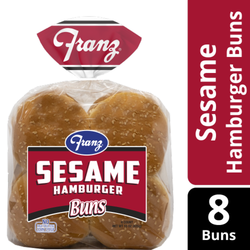 Franz® Sesame Hamburger Buns Perspective: front