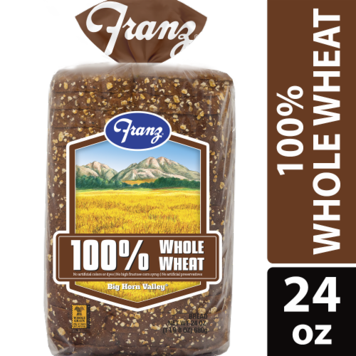 Franz Big 100% Whole Wheat Bread Perspective: front