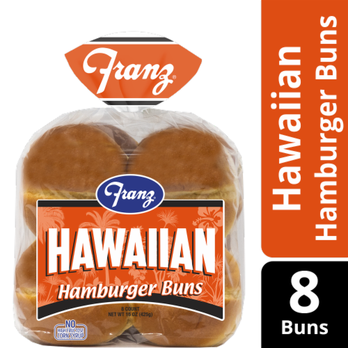 Franz® Hawaiian Hamburger Buns Perspective: front