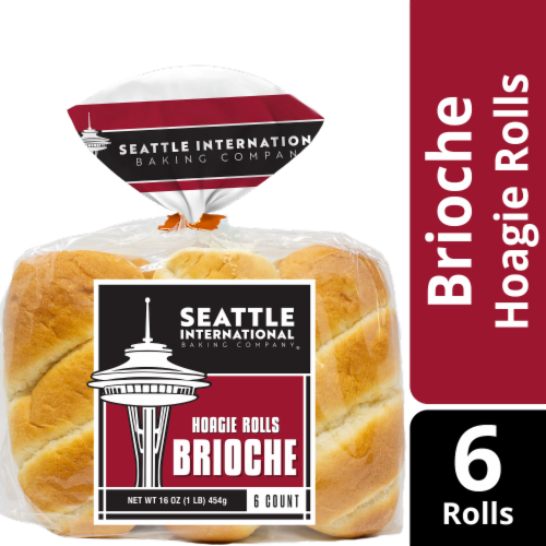 Seattle International Baking Company® Brioche Hoagie Rolls Perspective: front