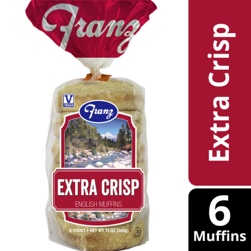 Franz® Extra Crisp English Muffins Perspective: front