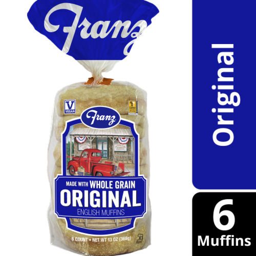 Franz® Whole Grain Original English Muffins Perspective: front