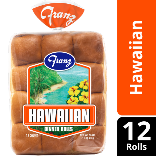 Franz Sweet Hawaiian Dinner Rolls Perspective: front