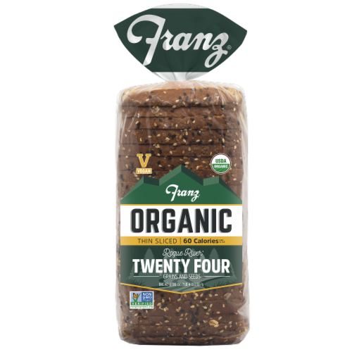 Franz® Organic Rogue River Twenty Four Thin Sliced Bread Perspective: front