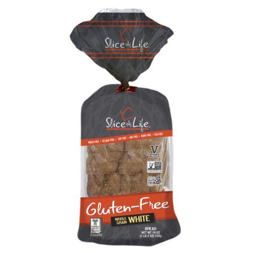Slice of Life® Gluten-Free Whole Grain White Bread Perspective: front