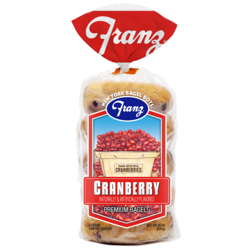 Franz® Cranberry Premium Bagels Perspective: front