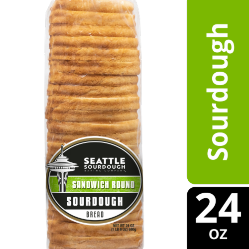 Seattle Sourdough Baking Co. Sandwich Round Sourdough Bread Perspective: front