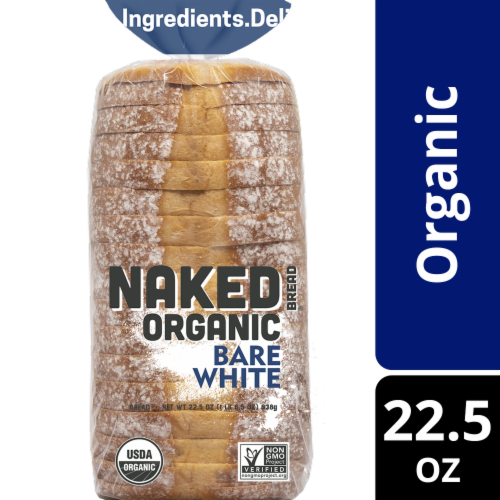 Naked Bread® Organic Bare White Bread Perspective: front