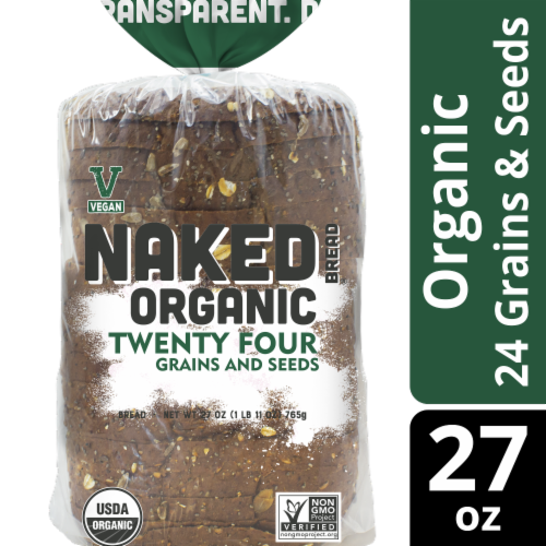 Naked Bread® Organic Twenty Four Grains and Seeds Bread Perspective: front