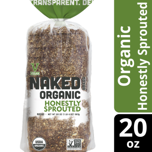 Naked Bread® Organic Honestly Sprouted Bread Perspective: front