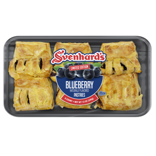 Svenhard's® Limited Edition Blueberry Pastries Perspective: front