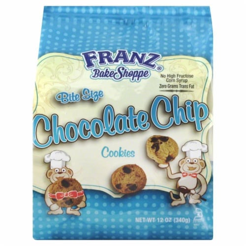 Franz Bake Shoppe Bite Size Chocolate Chip Cookies Perspective: front