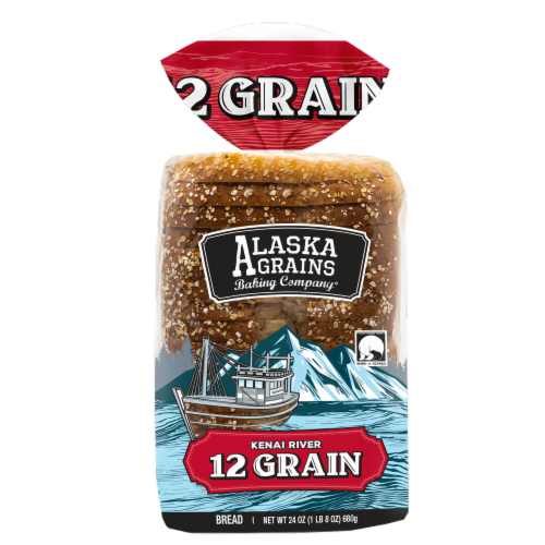 Alaska Grains™ Kenai River 12 Grain Bread Perspective: front