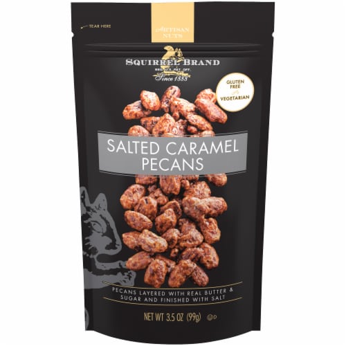 The Squirrel Brand Salted Caramel Pecans Perspective: front