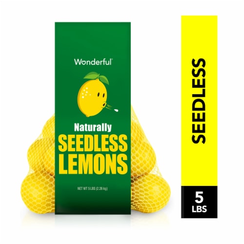 Wonderful Seedless Lemons Perspective: front
