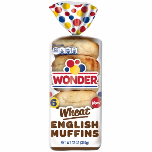 Wonder Wheat English Muffins Perspective: front