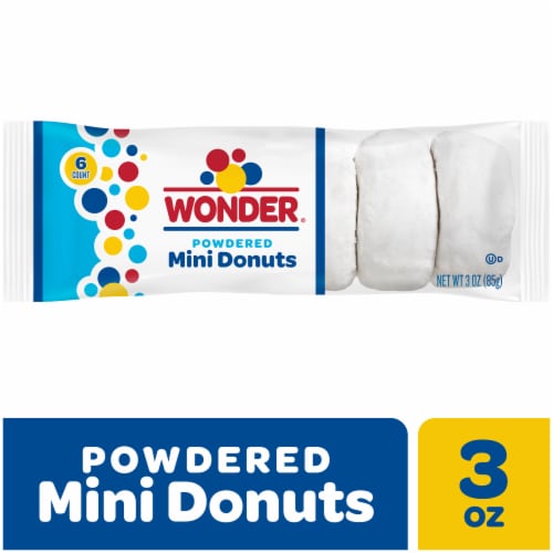 Wonder® Powdered Sugar Mini Donuts Perspective: front