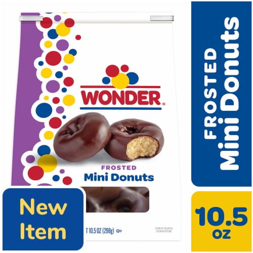 Wonder Mini Frosted Donuts Perspective: front