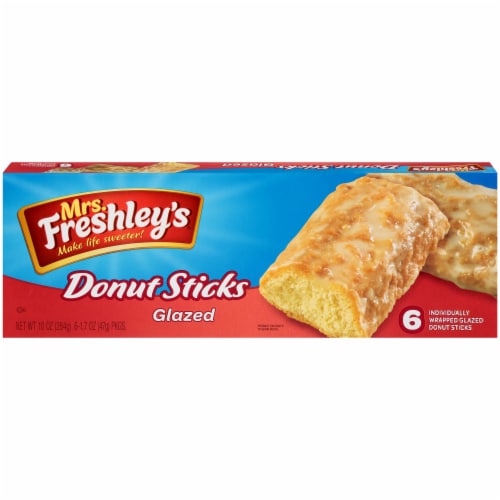 Mrs. Freshley's Glazed Donut Sticks Perspective: front