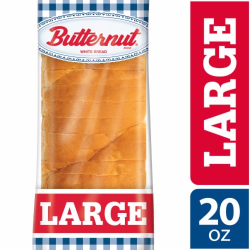 Butternut Large White Bread Sandwich Bread Perspective: front
