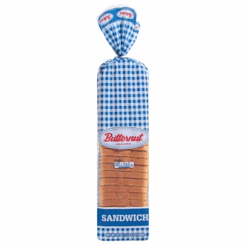 Butternut® White Sliced Sandwich Bread Perspective: front
