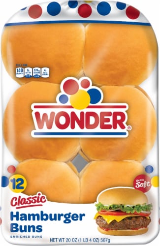 Wonder® Classic Hamburger Buns Perspective: front