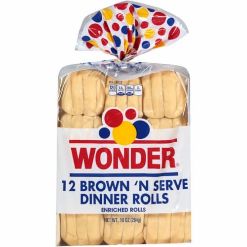 Wonder Brown 'N Serve Flake Rolls Perspective: front