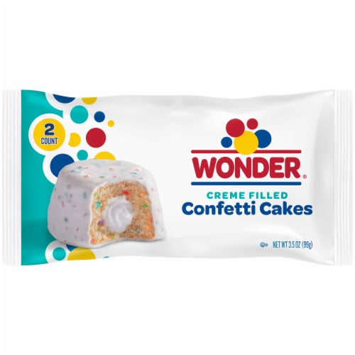 Wonder® Creme Filled Confetti Cakes Perspective: front